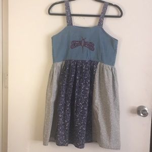 🦋Gypsy Rose jumper dress (S/M)Butterfly detail🦋